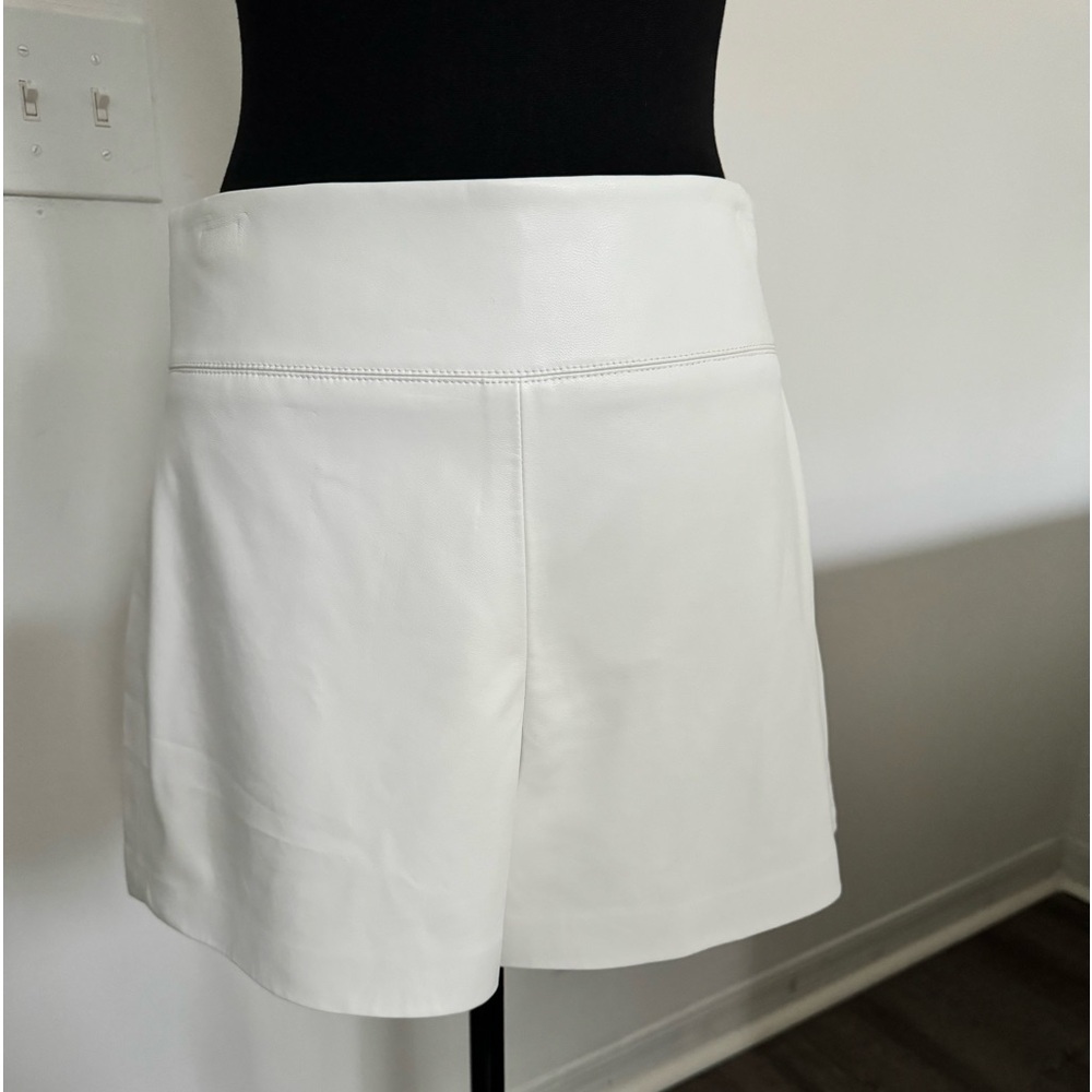 Alice and Olivia leather shorts